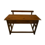 Pupitre d colier ancien, bois massif