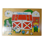 Puzzle en bois fisher price la ferme.