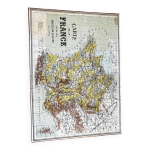 Puzzle carte de france vintage