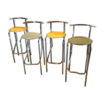 Quatre tabourets design 1960