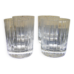 Quatre verres en cristal de baccarat modèle harmonie Quatre verres en cristal de baccarat modèle harmonie