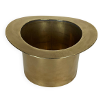 Rafrachissoir  champagne reprsentant un chapeau haut de forme en laiton