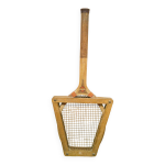 Raquette ancienne en bois avec cadre