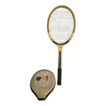 Raquette ancienne tennis montana gold seal bois + �tui coq sportif