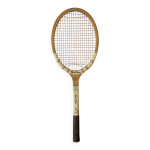 Raquette ancienne tennis montana red star bois vintage