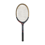 Raquette tennis ancienne donnay court one bois + cuir made in belgique vintage