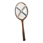 Raquette de tennis en bois vintage