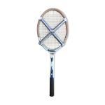 Raquette tennis montana goldseal bois avec protection mtal zephyr vintage