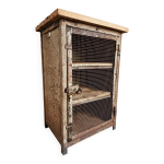 Rare armoire militaire industrielle franaise ministre de l air, 1956 rangement en mtal avec plateau ...