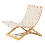 Rare chaise pliante d'ingmar relling pour westnofa.