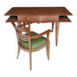 Rare ensemble bureau et fauteuil maurice jallot design moderniste 1940 1950