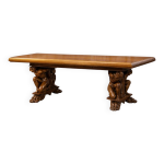 Rare grande table style renaissance en noyer