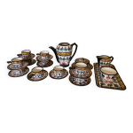 Rare service complet  caf saint jean de bretagne - 10 tasses, cafetire. .