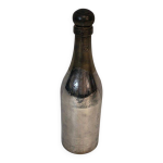 Rare shaker en m�tal argent� et laiton en forme de bouteille de champagne