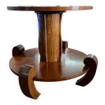 Rare: table basse / gu�ridon art deco colonial