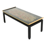 Rare table basse peinte par de coene frères, belgique années 1950 Rare table basse peinte par de coene frères, belgique années 1950