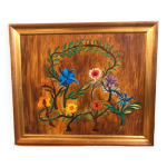 Rare tableau huile sur toile de many kriegel