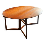 Rarissime - table danoise 20 / 59 vintage drop leaf en teck de peter hvidt et orla mølgaard nielsen pour ... Rarissime - table danoise 20 / 59 vintage drop leaf en teck de peter hvidt et orla mølgaard nielsen pour ...
