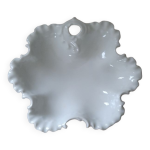 Ravier en porcelaine blanche
