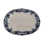 Ravier en porcelaine de christchurch new zealand dcor bleu nuit et liser dor