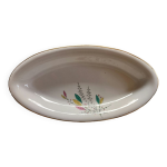 Ravier porcelaine fleuri jenny sarreguemines