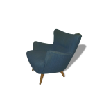 Reare fauteuil club wing chair organic annéee 50 Reare fauteuil club wing chair organic annéee 50
