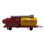 Remorque chauffage pinder 1 / 50ime