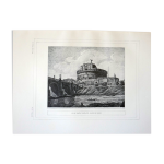 Reproduction gravure château saint ange de rossini Reproduction gravure château saint ange de rossini