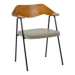 Robin day. fauteuil de bureau en bois thermoformé. airborne vers 1950 - 60 Robin day. fauteuil de bureau en bois thermoformé. airborne vers 1950 - 60