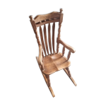 Rocking chair enfant bois vintage an 1970 80