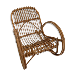 Rocking - chair enfant en rotin