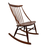 Rocking chair par illum wikkels pour niels eilersen