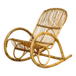 Rocking chair par roh noordwolde, annes 1960