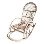 Rocking chair rotin anne 60 par rohe noordwolde