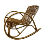 Rocking - chair en rotin enfant
