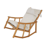 Rocking - chair scandinave, annes 1960