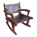 Rocking chair sculptural par angel pazmio pour muebles de estilo 1960