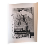Rosine nusimovici, sans titre (la vache noire), 1987. tirage argentique nb