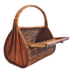 Sac  main panier osier annes 60