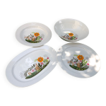 Saladier et 3 plats porcelaine winterling bavaria vintage