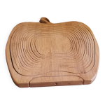 Saladier en bois vintage