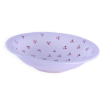 Saladier cramique blanc dcor fleuri