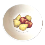 Saladier en céramique pommes et poires ter steege rÿssen vintage Saladier en céramique pommes et poires ter steege rÿssen vintage