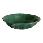 Saladier, coupe  fruits en cramique verte