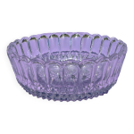 Saladier en cristal avec ciselures en toile