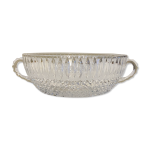 Saladier en cristal taill� circa 1950