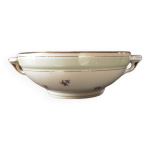 Saladier d�cor de fleur poreylor