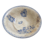 Saladier fa�ence ancienne  amours  - onnaing (circa 1900)