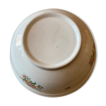 Saladier labrut grigny, modle petites fleurs et liser dor