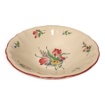 Saladier lunéville kg décor réverbère Ø26cm Saladier lunéville kg décor réverbère Ø26cm